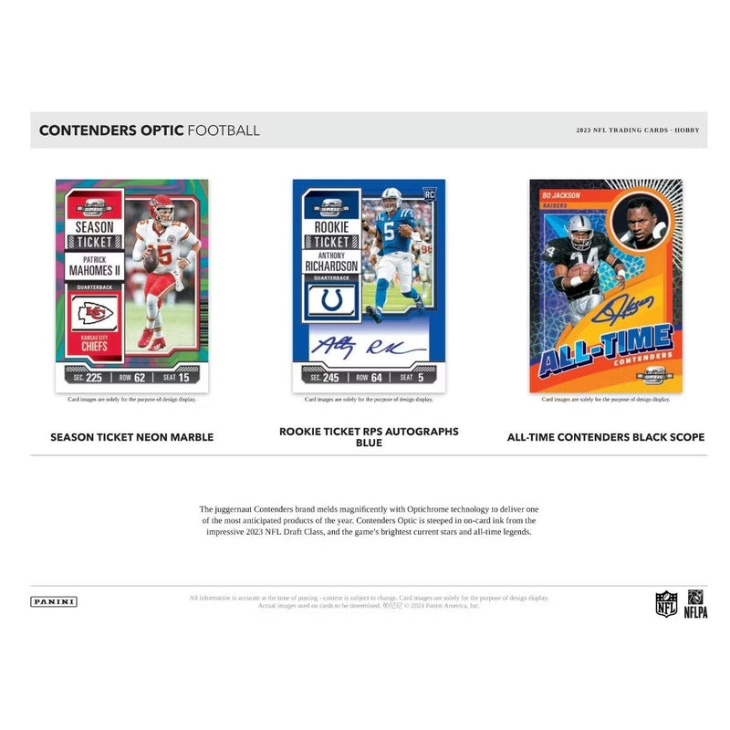 2023 Panini Contenders Optic Football Hobby Box