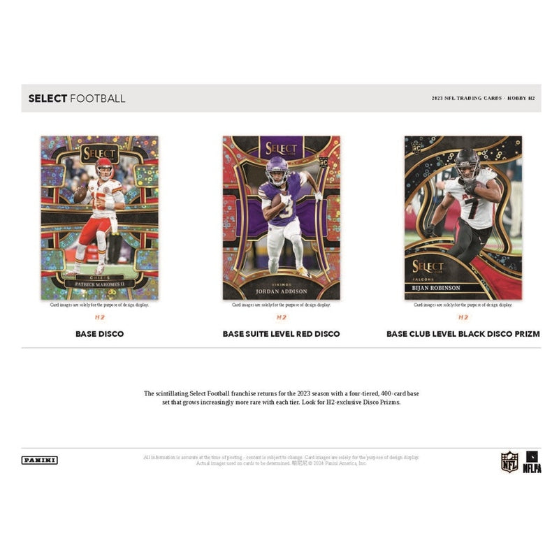 2023 Panini Select Football H2 Hobby Box Pre-Sale