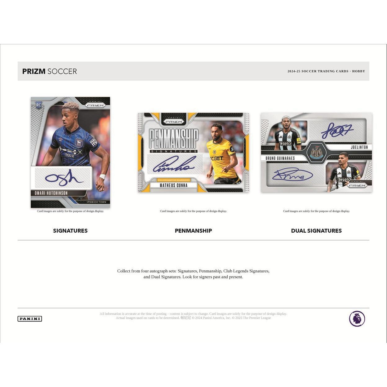 2024-25 Panini Prizm Premier League Soccer Hobby Box
