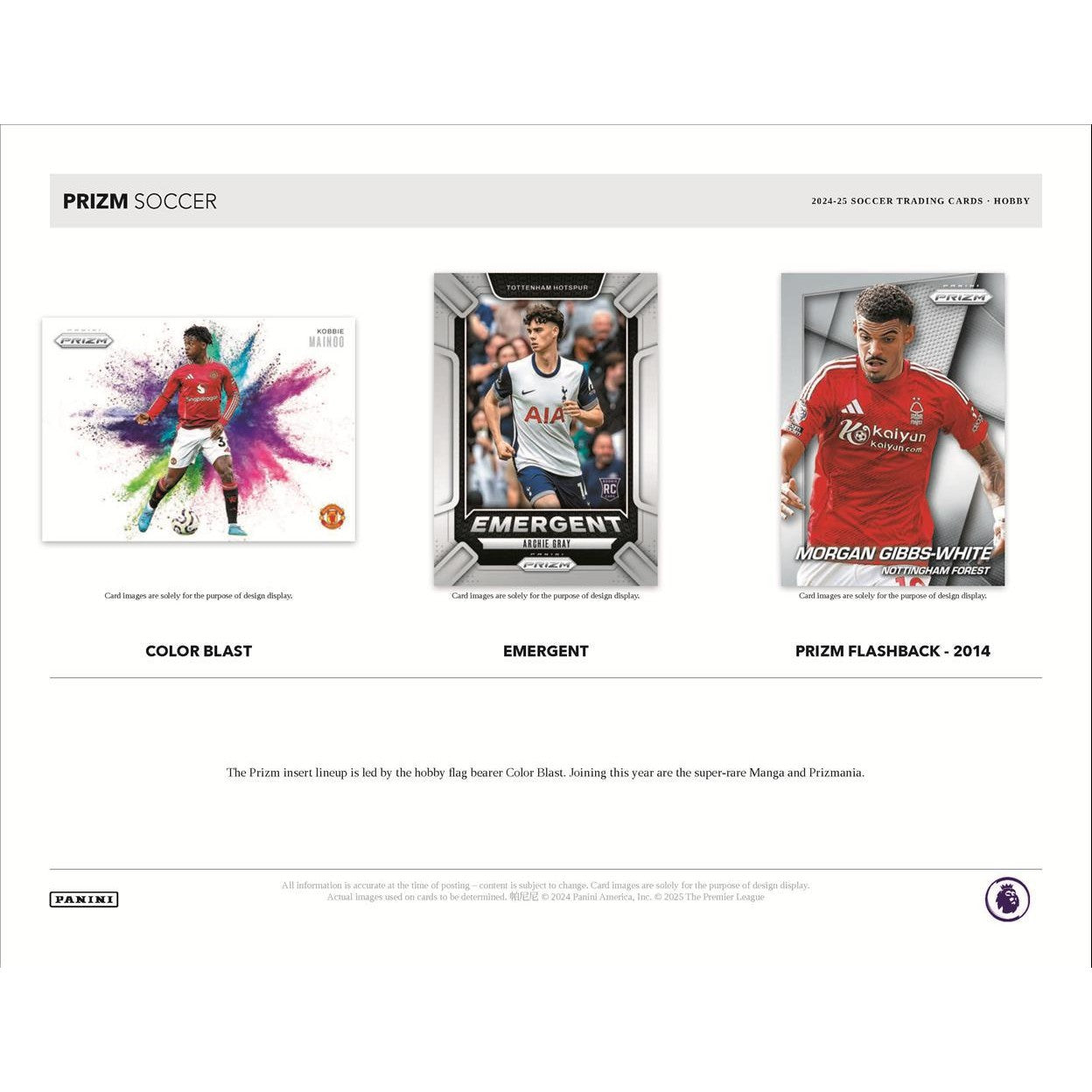 2024-25 Panini Prizm Premier League Soccer Hobby Box
