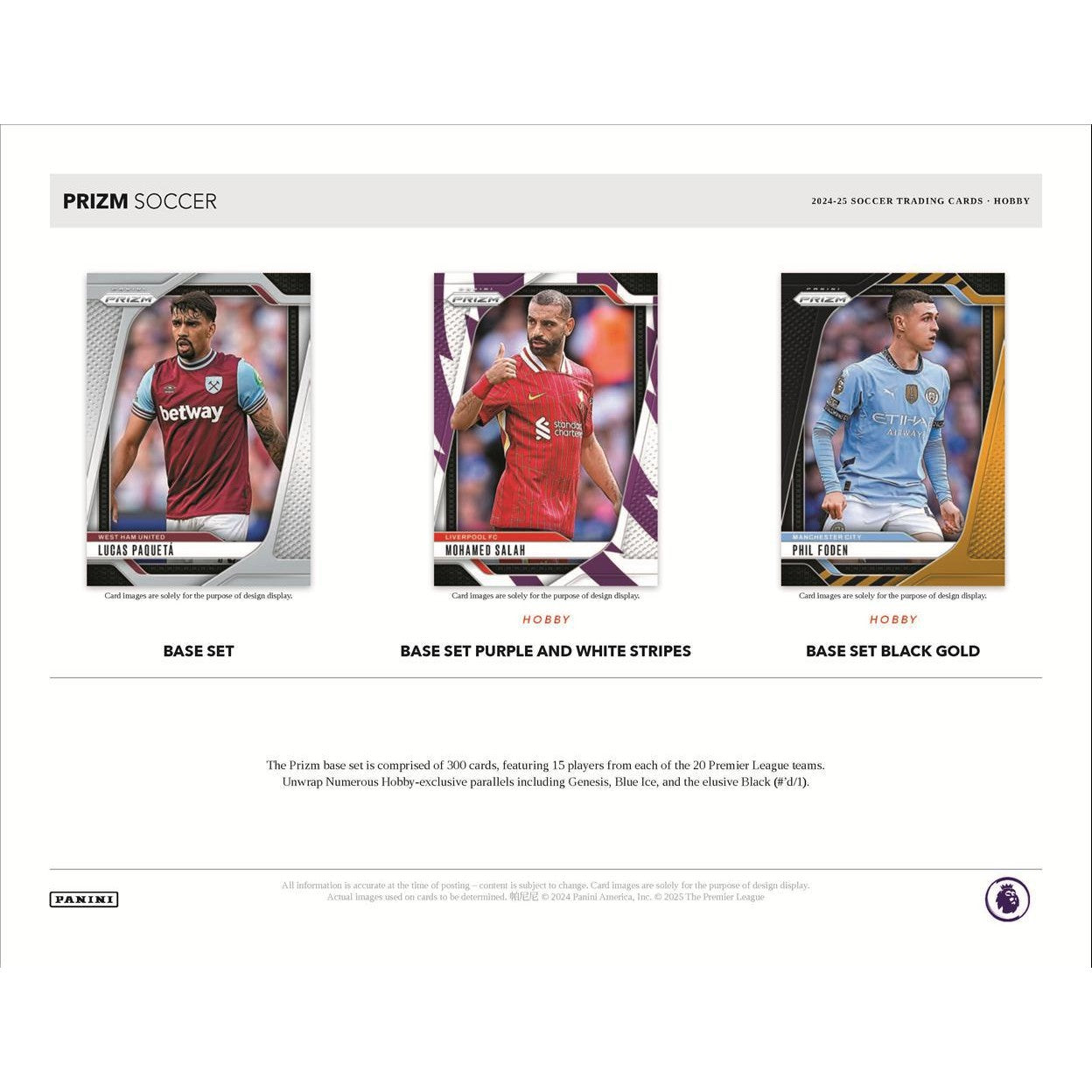 2024-25 Panini Prizm Premier League Soccer Hobby Box
