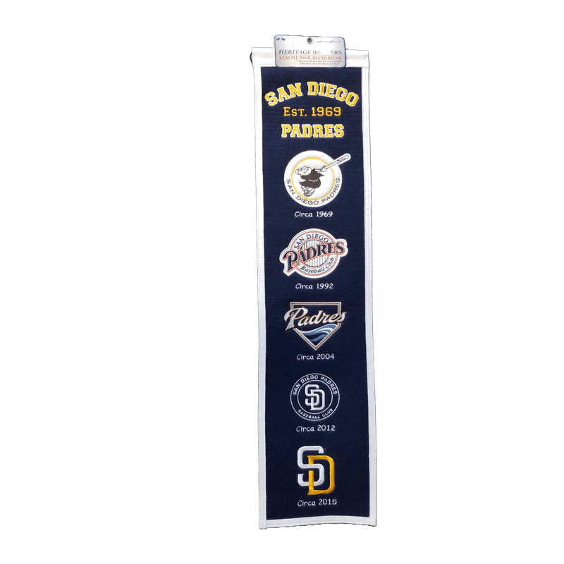 Banner: San Diego Padres- Heritage