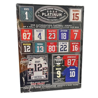 2024 Tristar Hidden Treasures Black Hobby Platinum Champs Football Jersey Series 1