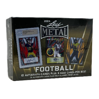 2024 Leaf Metal Football Jumbo Hobby Box