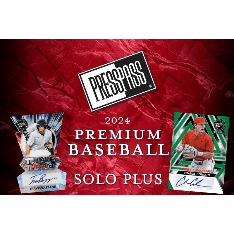 2024 Leaf Press Pass Premium Baseball Solo Pack
