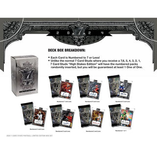 2024 Wild Card 7 Card Studs High Stakes Limited Edition Football Hobby Pack #4