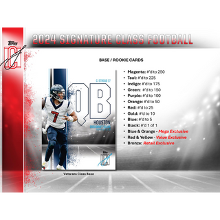 2024 Topps Signature Class Football Mega Box