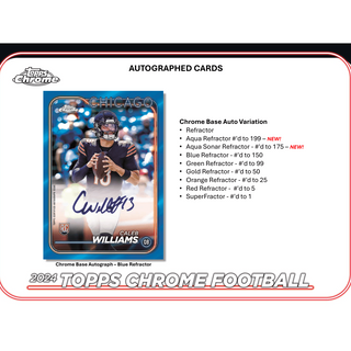2024 Topps Chrome Football Blaster Box
