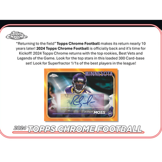 2024 Topps Chrome Football Blaster Box