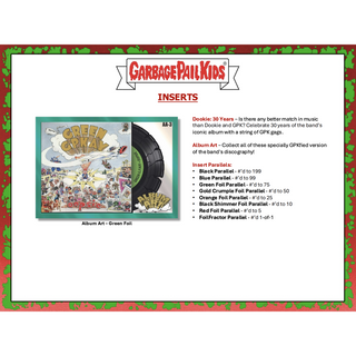 2024 Topps Garbage Pail Kids Battle Of The Bands: Green Day Hobby Box