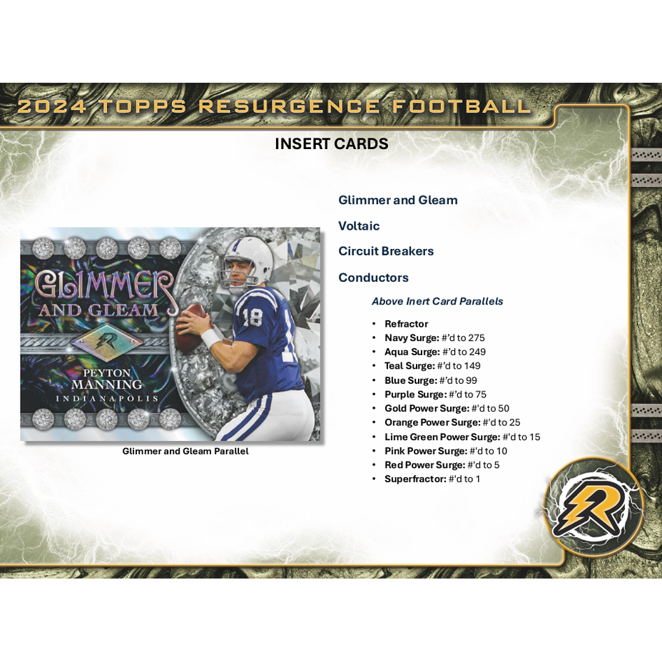 2024 Topps Resurgence Football Mega Box