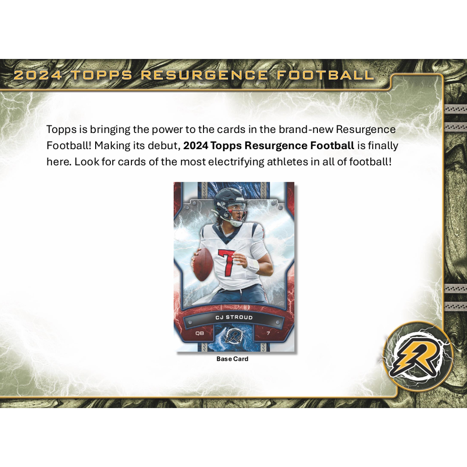 2024 Topps Resurgence Football Mega Box
