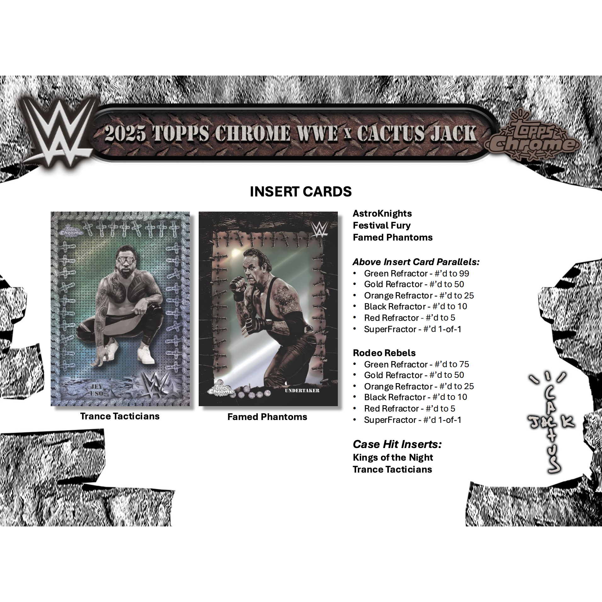 2025 Topps Chrome WWE x Cactus Jack Box