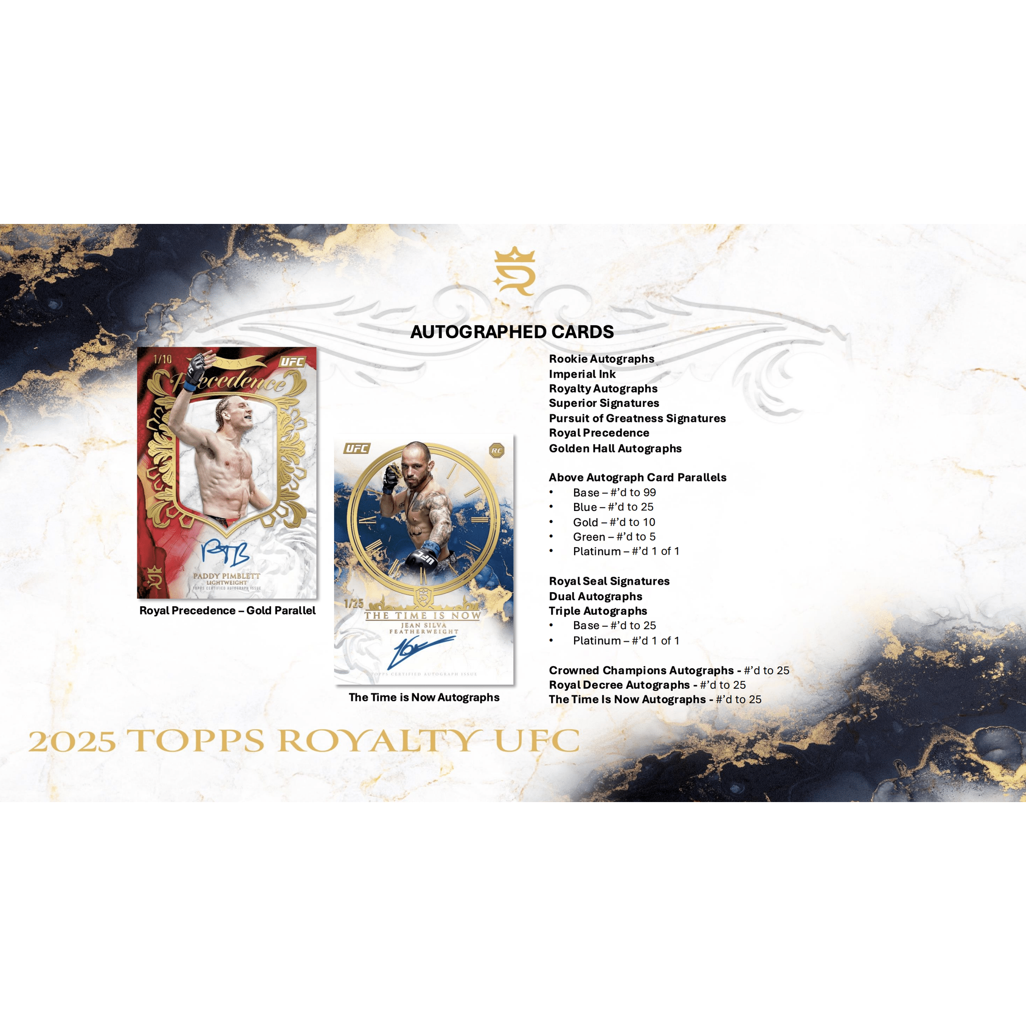 2025 Topps Royalty UFC Hobby Box