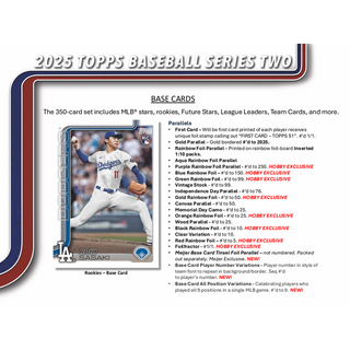 2025 Topps Series 2 Hobby Box