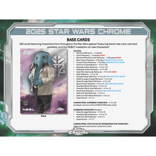 2025 Topps Star Wars Chrome Hobby Box
