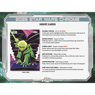 2025 Topps Star Wars Chrome Hobby Box