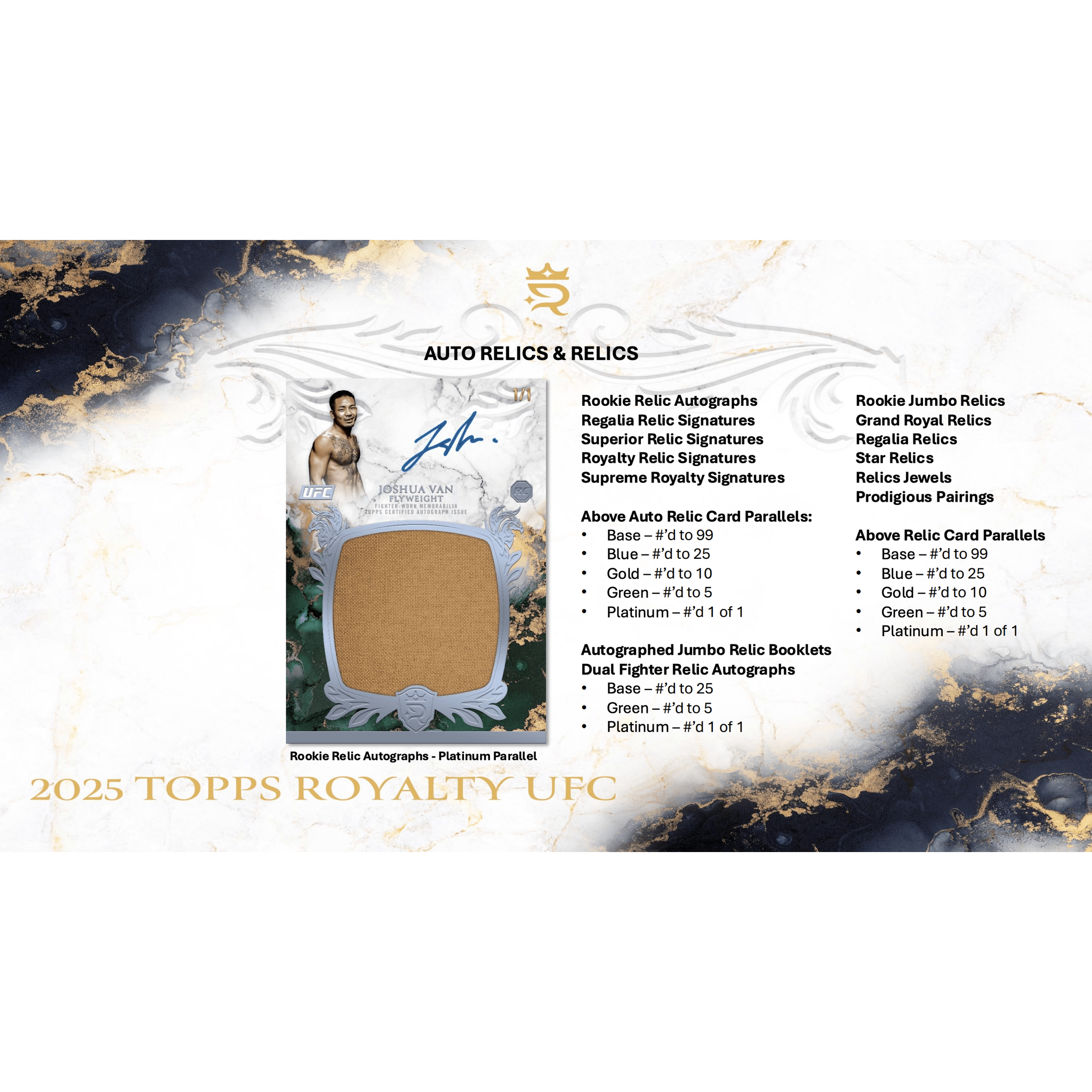 2025 Topps Royalty UFC Hobby Box