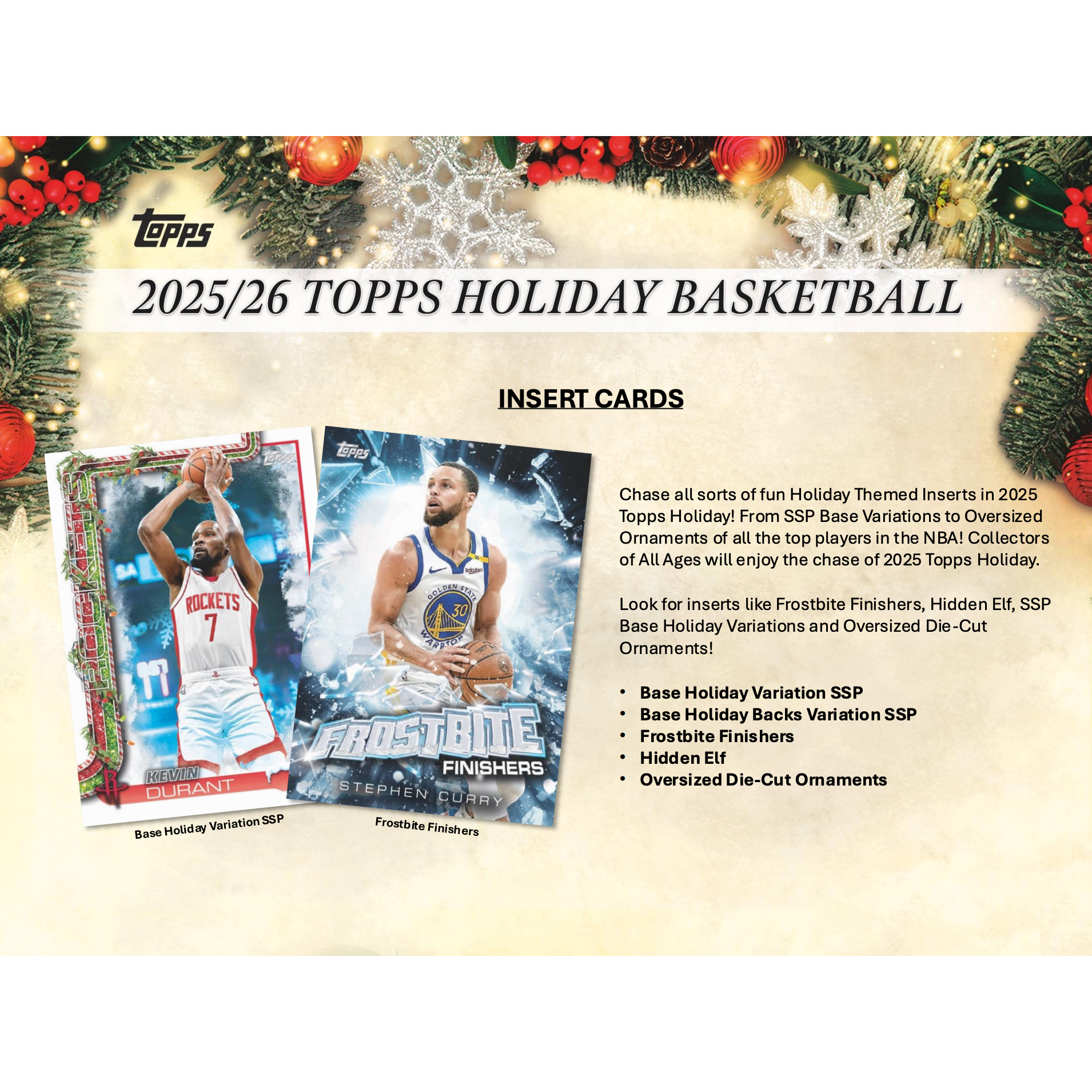 2025/26 Topps Holiday Basketball Mega Box