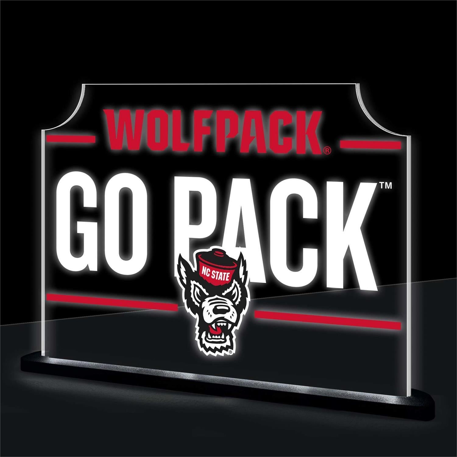 North Carolina State University Rectangle LED Desklite Decor
