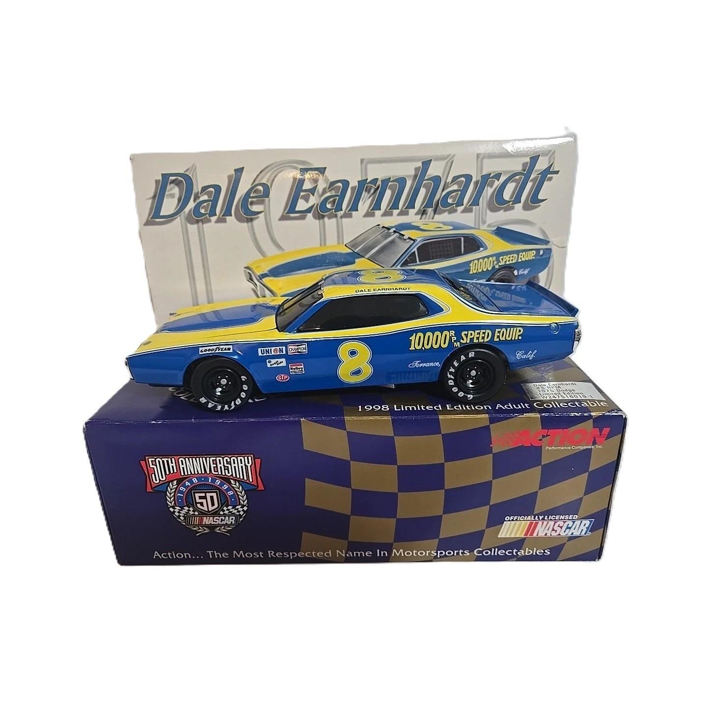 Die Cast 1/24 Scale: Dale Earnhardt #8 RPM 1975 Dodge Action Racing Ltd. Ed. BANK