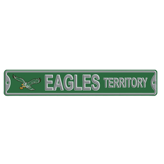 Philadelphia Eagles Territory Embossed Steel Street Sign