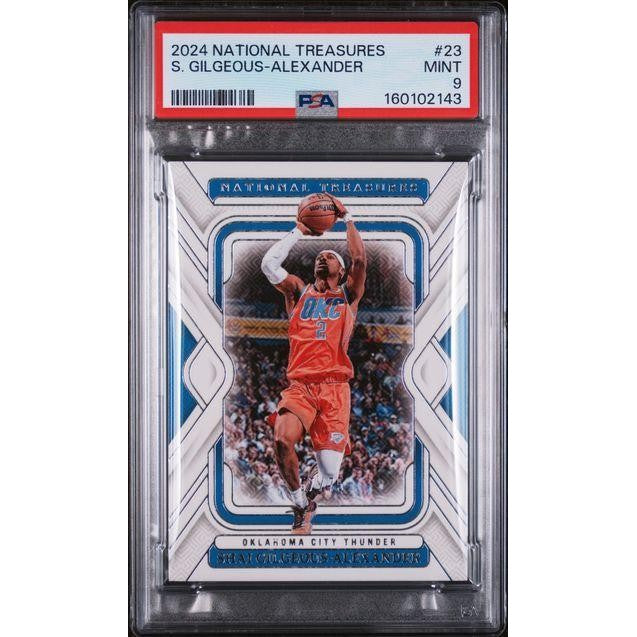 Shai Gilgeous-Alexander 2024 Panini National Treasures #23 PSA 9