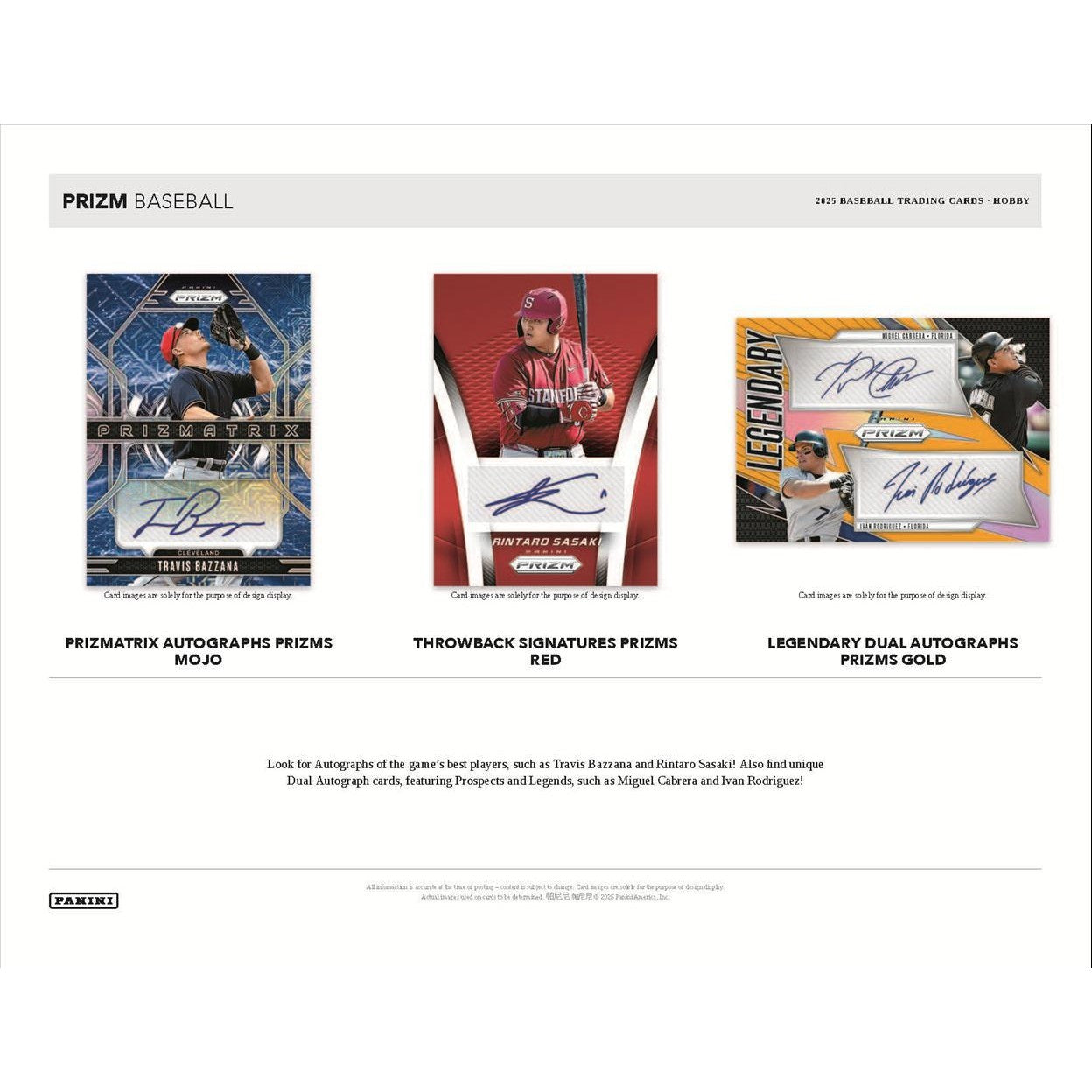 2025 Panini Prizm Baseball Hobby Pack