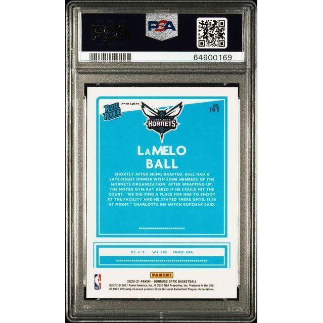 2020 Panini Donruss Optic #153 LaMelo Ball Checkerboard PSA 10
