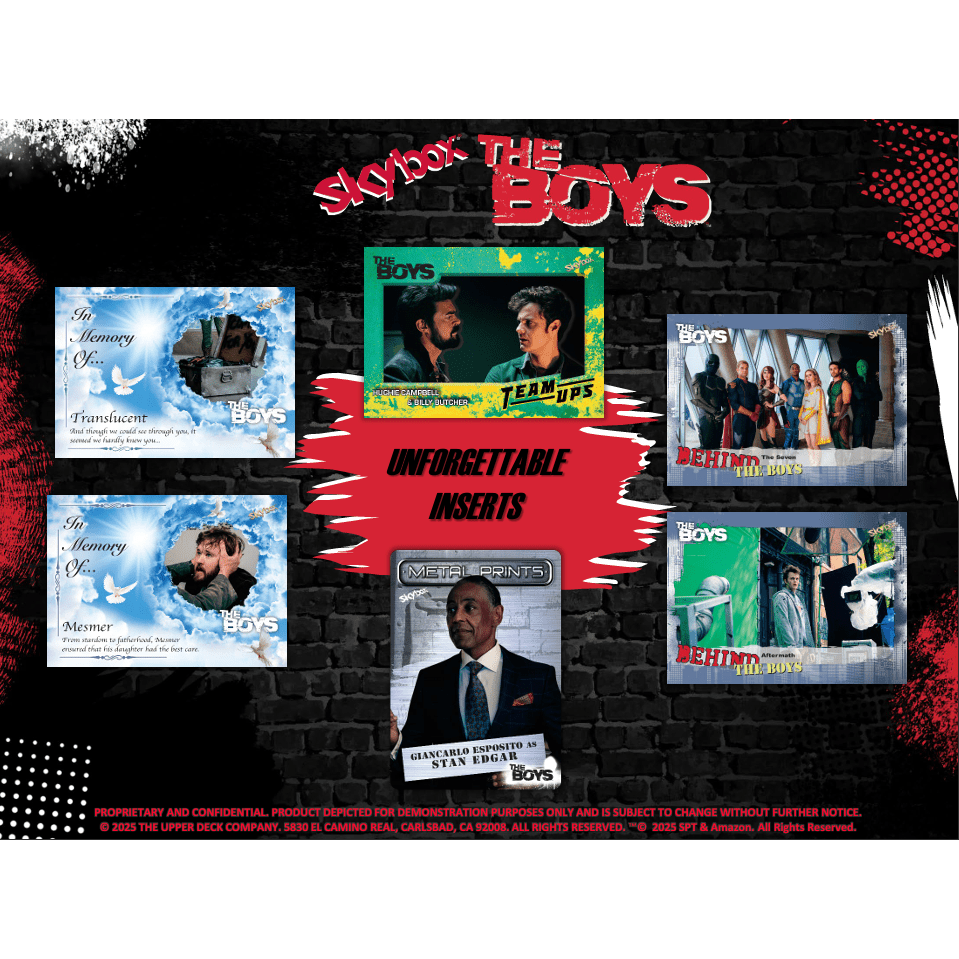 2025 Upper Deck The Boys Season 1 & 2 Hobby Box