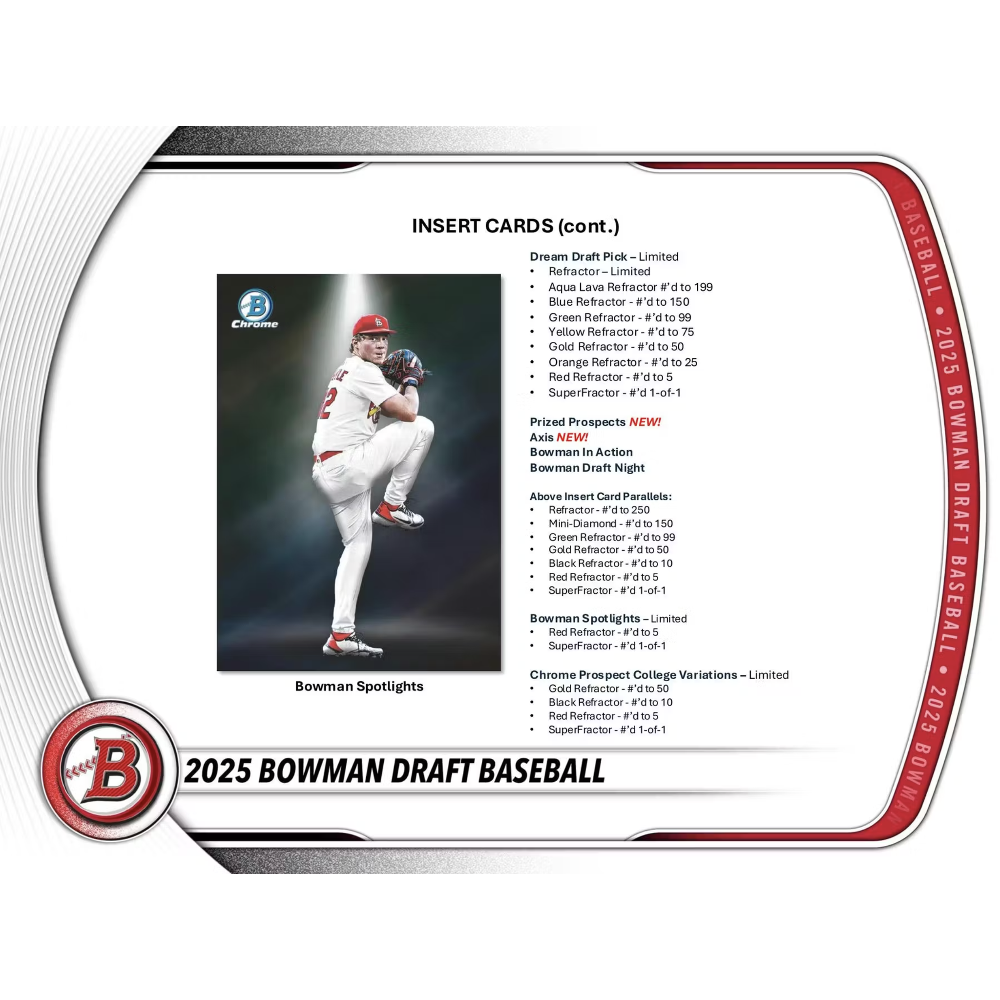 2025 Bowman Draft Baseball Super Jumbo 6-Box Case
