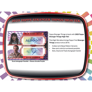 2025 Topps Stranger Things High-Tek Hobby Box