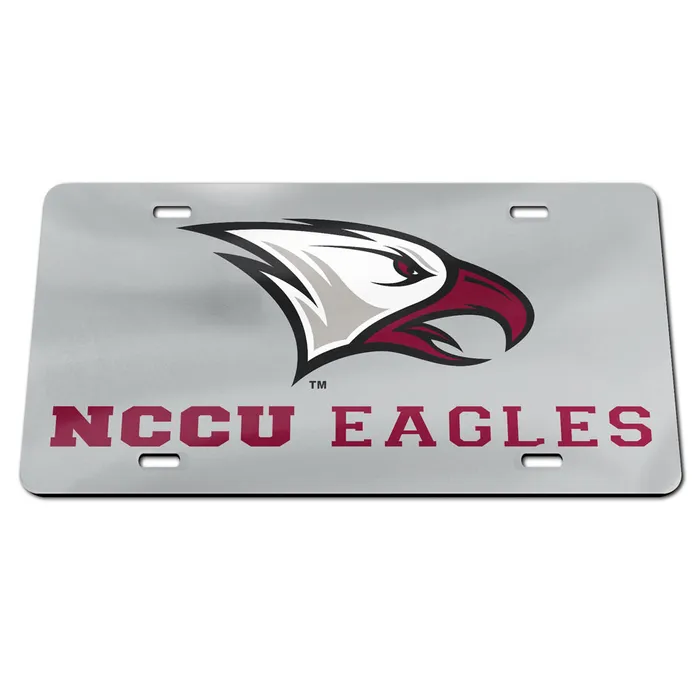 License Plate: North Carolina Central Eagles - Acrylic