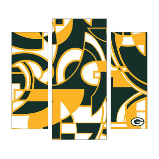 Wall Decor: Green Bay Packers - Modern Wall Art 3pc