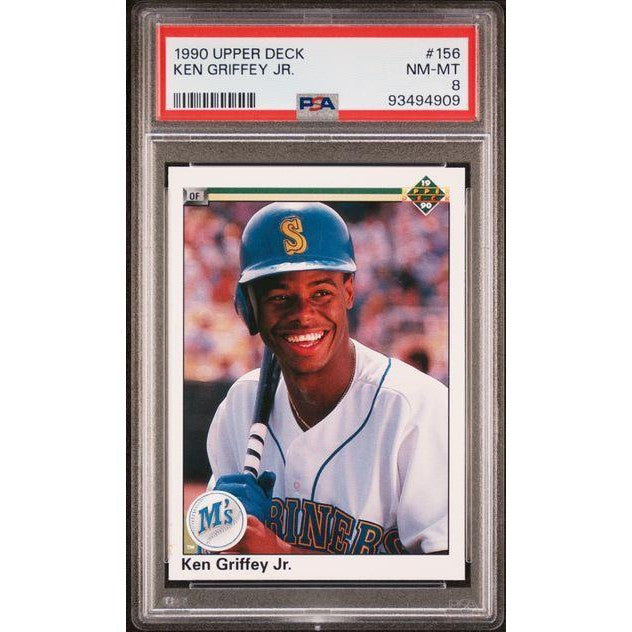 Ken Griffey Jr 1990 Upper Deck #156 PSA 8
