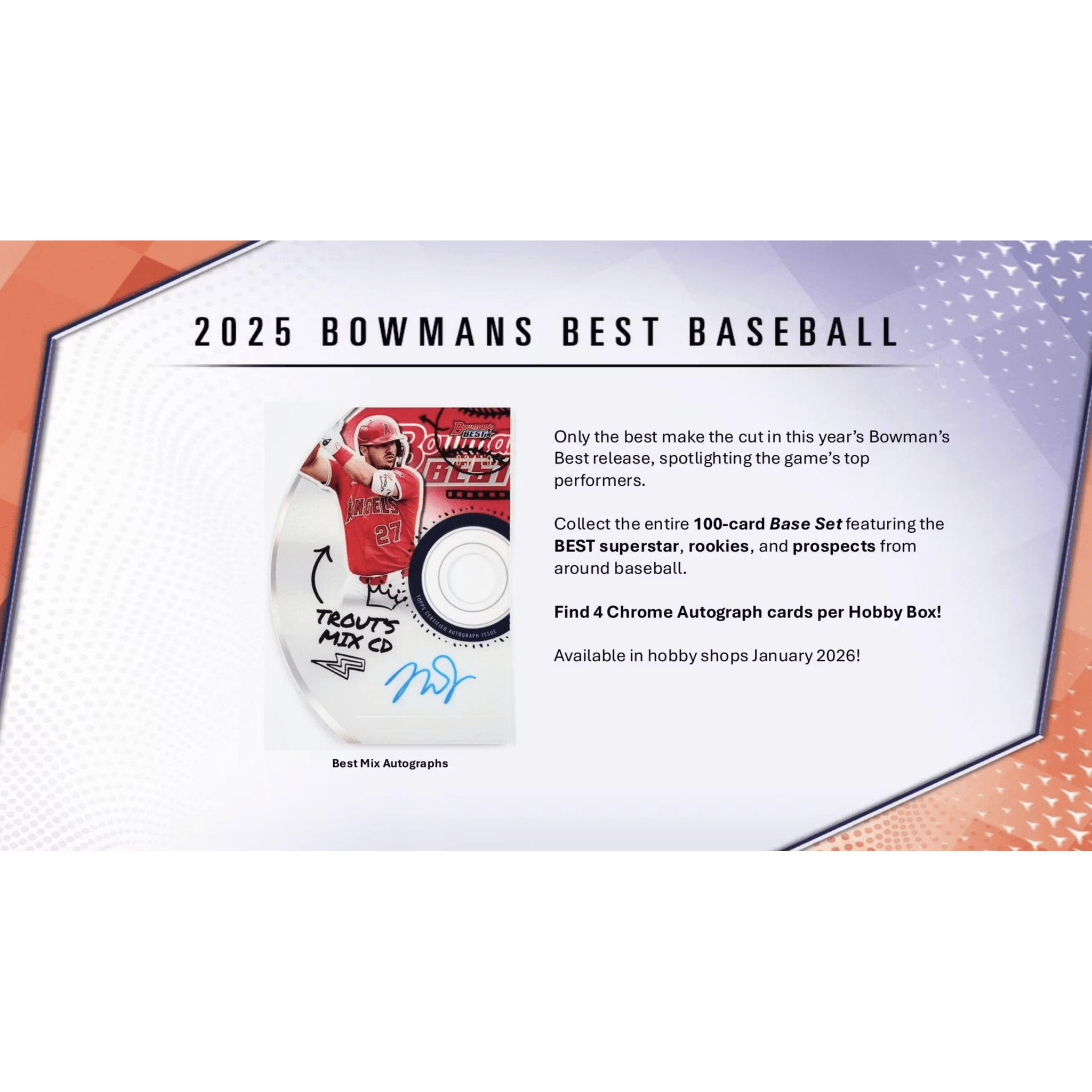 2025 Bowman's Best Baseball Hobby Box