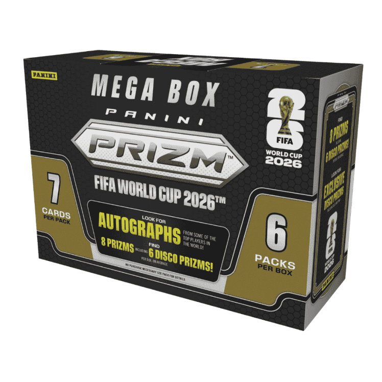 2026 Panini Prizm FIFA World Cup Soccer Mega Hobby Box