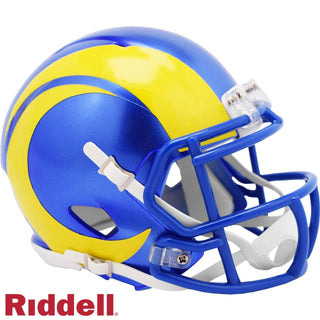 Mini Helmet: Los Angeles Rams - Blue Speed