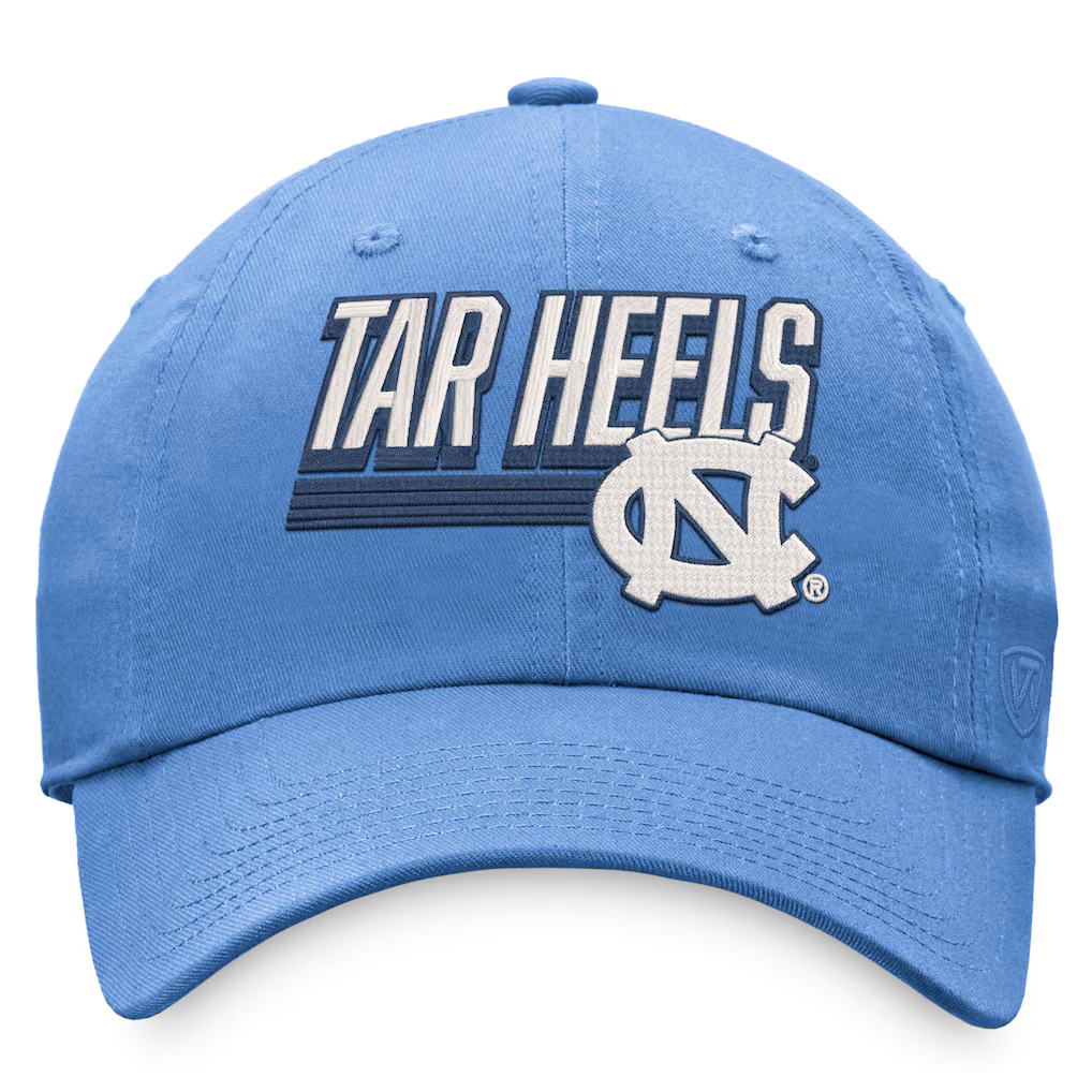 UNC Tar Heels Slant Logo Adjustable Hat – One Size Fits Most
