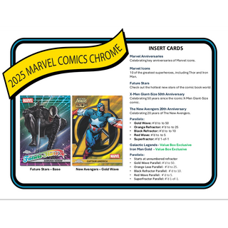 2025 Topps Chrome Marvel Comics Blaster Box