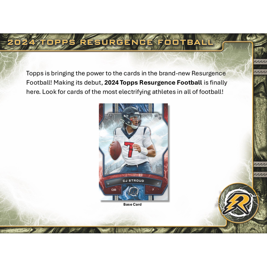 2024 Topps Resurgence Football Hobby Pack