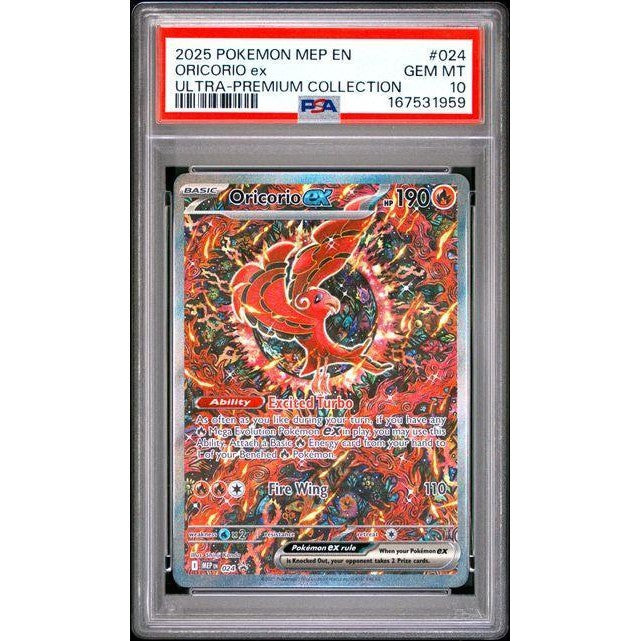 2025 Pokemon MEP EN Oricorio ex Ultra-Premium Collection #024 PSA 10