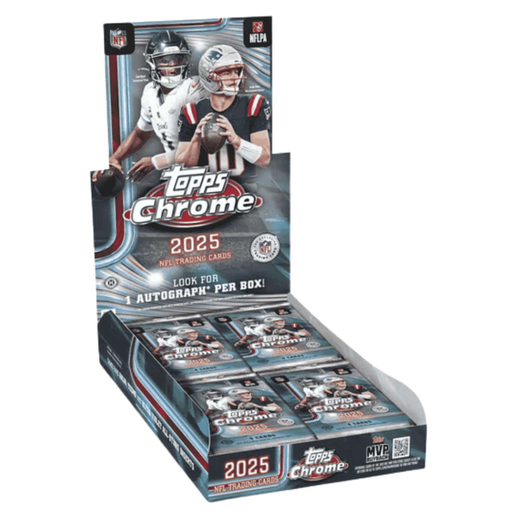 2025 Topps Chrome Football Hobby Box
