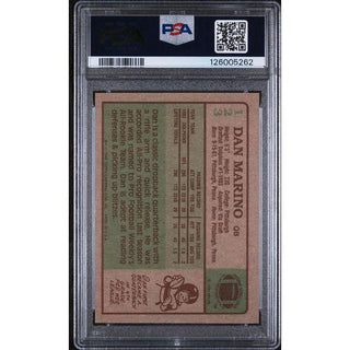 Dan Marino 1984 Topps #123 PSA 5