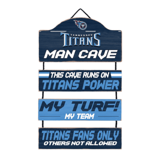 Hanging Sign: Tennessee Titans Man Cave