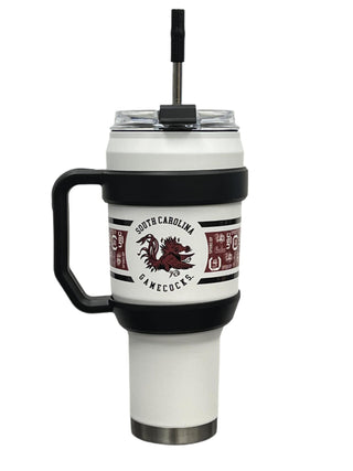Tumbler: South Carolina Gamecocks with Stripes 40oz