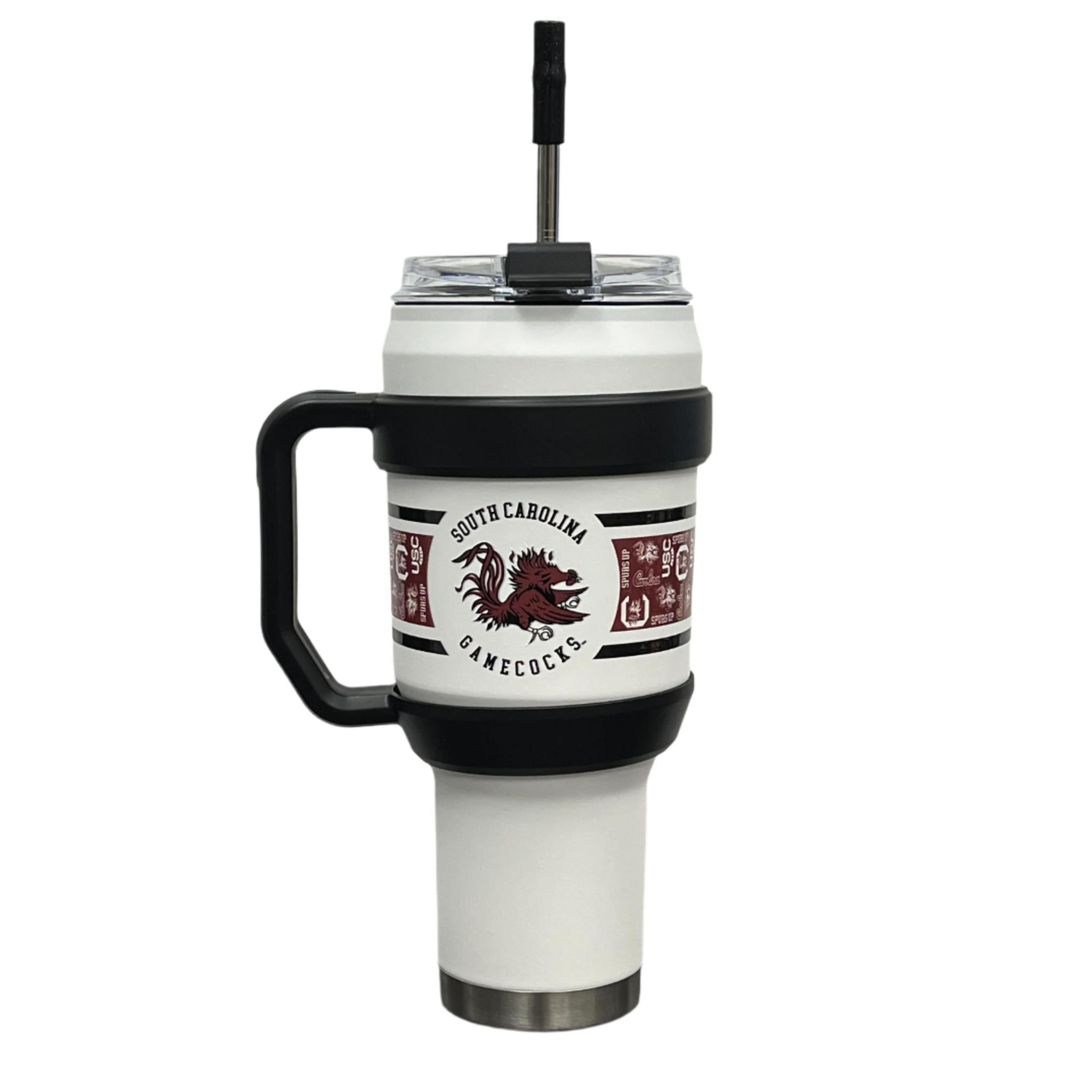 Tumbler: South Carolina Gamecocks with Stripes 40oz