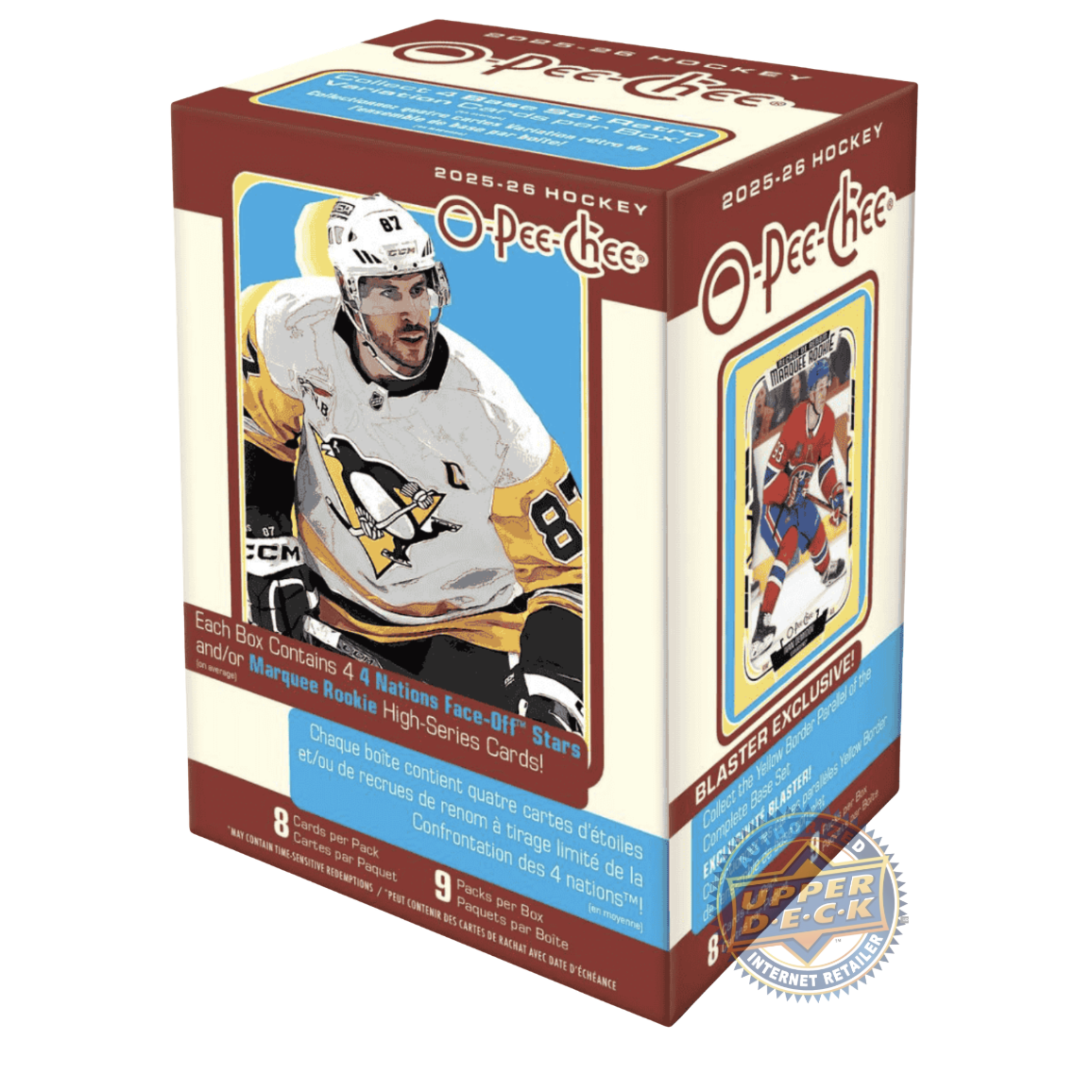 2025-26 Upper Deck O-Pee-Chee Hockey 9-Pack Blaster Box