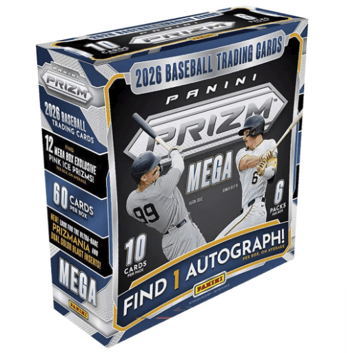 2026 Panini Prizm Baseball Mega Box Pink Ice Prizms!