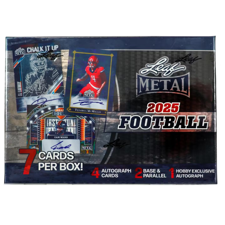 2025 Leaf Metal Football Hobby Box